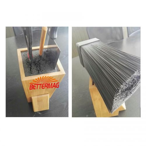 Knife Block With Rods & Bamboo Universal Knife Blocks Bettermag Tech