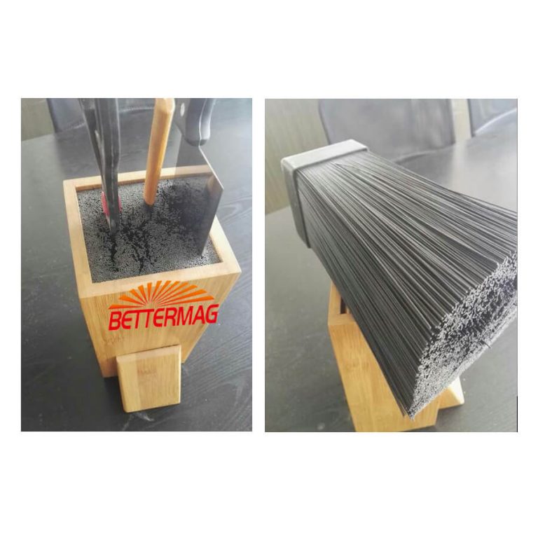 Knife Block With Rods & Bamboo Universal Knife Blocks Bettermag Tech