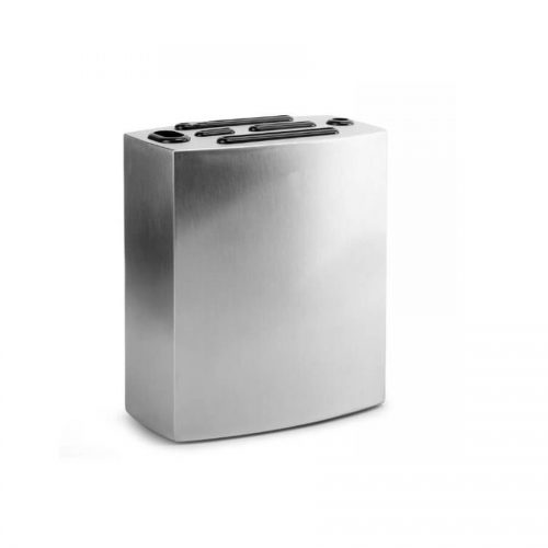 stainless knife block